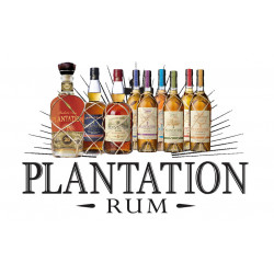 Coffret cadeau rhum Plantation Rum XO 20th Annniversary 2 verres